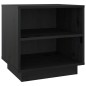vidaXL Nachttisch Schwarz 40x34x40 cm Massivholz Kiefer vidaXL Nachttisch Schwarz 40x34x40 cm Massivholz Kiefer