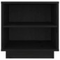 vidaXL Nachttisch Schwarz 40x34x40 cm Massivholz Kiefer vidaXL Nachttisch Schwarz 40x34x40 cm Massivholz Kiefer