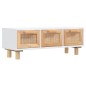 vidaXL Couchtisch Weiß 80x40x30 cm Holzwerkstoff & Massivholz Kiefer vidaXL Couchtisch Weiß 80x40x30 cm Holzwerkstoff & Massivholz Kiefer
