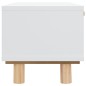 vidaXL Couchtisch Weiß 80x40x30 cm Holzwerkstoff & Massivholz Kiefer vidaXL Couchtisch Weiß 80x40x30 cm Holzwerkstoff & Massivholz Kiefer