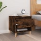 vidaXL Nachttisch Räuchereiche 50x46x50 cm Holzwerkstoff vidaXL Nachttisch Räuchereiche 50x46x50 cm Holzwerkstoff