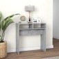 vidaXL Konsolentisch Betongrau 78x30x80 cm Holzwerkstoff