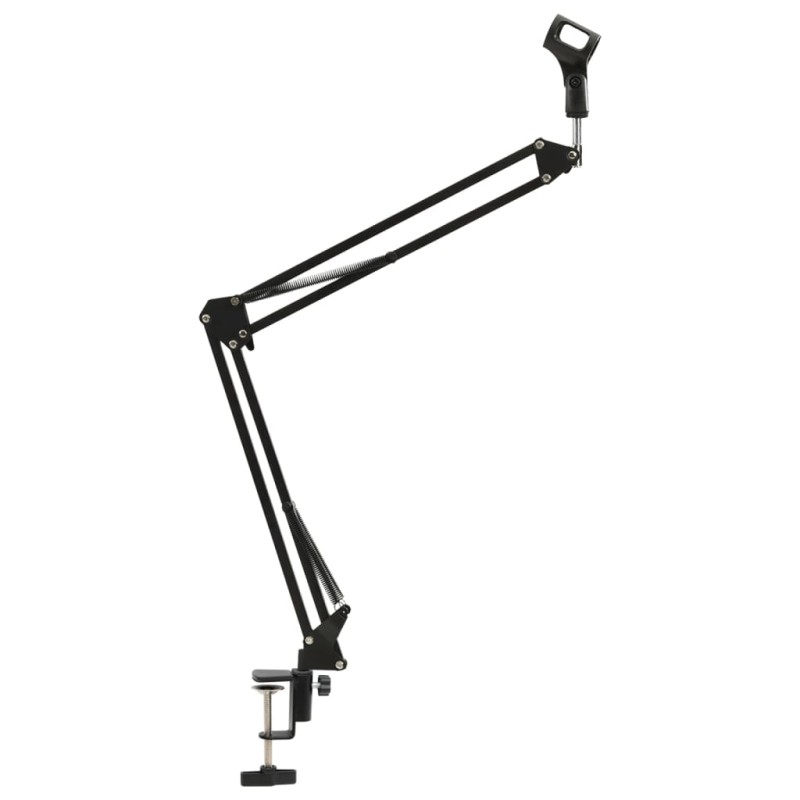 vidaXL Tisch-Mikrofonständer Schwarz Stahl vidaXL Tisch-Mikrofonständer Schwarz Stahl