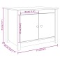 vidaXL Couchtisch 71x49x55 cm Massivholz Kiefer vidaXL Couchtisch 71x49x55 cm Massivholz Kiefer