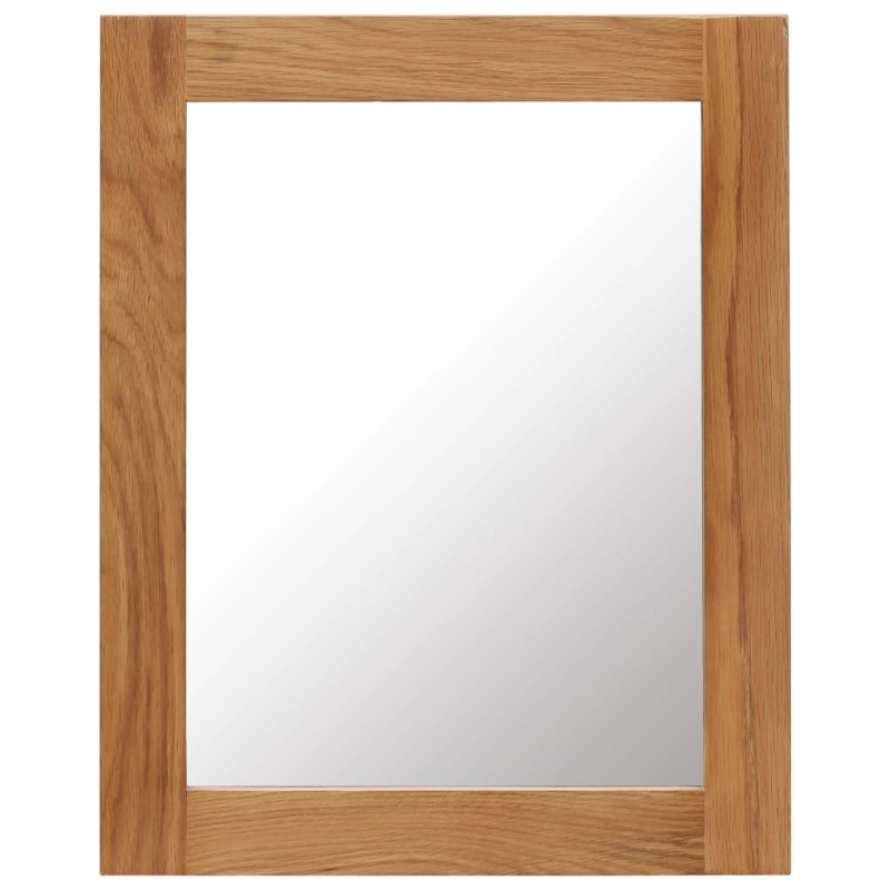 vidaXL Spiegel 40x50 cm Eiche Massivholz vidaXL Spiegel 40x50 cm Eiche Massivholz