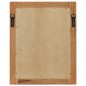 vidaXL Spiegel 40x50 cm Eiche Massivholz vidaXL Spiegel 40x50 cm Eiche Massivholz