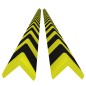 vidaXL Kantenschoner 2 Stk. Gelb & Schwarz 4,5x4,5x104 cm PU vidaXL Kantenschoner 2 Stk. Gelb & Schwarz 4,5x4,5x104 cm PU
