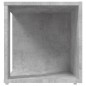 vidaXL Beistelltisch Betongrau 33x33x34,5 cm Holzwerkstoff vidaXL Beistelltisch Betongrau 33x33x34,5 cm Holzwerkstoff