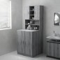 vidaXL Waschmaschinenschrank Grau Sonoma 71x71,5x91,5 cm vidaXL Waschmaschinenschrank Grau Sonoma 71x71,5x91,5 cm