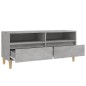 vidaXL TV-Schrank Betongrau 100x34,5x44,5 cm Holzwerkstoff vidaXL TV-Schrank Betongrau 100x34,5x44,5 cm Holzwerkstoff