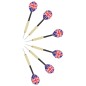 vidaXL Professionelles Dartboard Sisal mit 6 Darts und Surround vidaXL Professionelles Dartboard Sisal mit 6 Darts und Surround