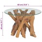 vidaXL Couchtisch Teak Massiv 60 cm vidaXL Couchtisch Teak Massiv 60 cm