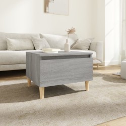vidaXL Beistelltisch Grau Sonoma 50x46x35 cm Holzwerkstoff