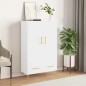 vidaXL Highboard Hochglanz-Weiß 69,5x31x115 cm Holzwerkstoff vidaXL Highboard Hochglanz-Weiß 69,5x31x115 cm Holzwerkstoff