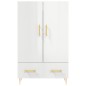 vidaXL Highboard Hochglanz-Weiß 69,5x31x115 cm Holzwerkstoff vidaXL Highboard Hochglanz-Weiß 69,5x31x115 cm Holzwerkstoff