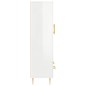 vidaXL Highboard Hochglanz-Weiß 69,5x31x115 cm Holzwerkstoff vidaXL Highboard Hochglanz-Weiß 69,5x31x115 cm Holzwerkstoff
