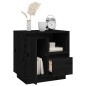 vidaXL Nachttische 2 Stk. Schwarz 50x34x50 cm Massivholz Kiefer vidaXL Nachttische 2 Stk. Schwarz 50x34x50 cm Massivholz Kiefer