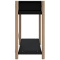 vidaXL Konsolentisch Schwarz 82x38x75 cm Holzwerkstoff vidaXL Konsolentisch Schwarz 82x38x75 cm Holzwerkstoff