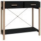 vidaXL Konsolentisch Schwarz 82x38x75 cm Holzwerkstoff vidaXL Konsolentisch Schwarz 82x38x75 cm Holzwerkstoff