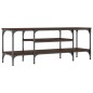 vidaXL TV-Schrank Braun Eichen-Optik 121x35x45cm Holzwerkstoff & Eisen vidaXL TV-Schrank Braun Eichen-Optik 121x35x45cm Holzwerkstoff & Eisen