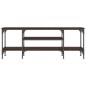 vidaXL TV-Schrank Braun Eichen-Optik 121x35x45cm Holzwerkstoff & Eisen vidaXL TV-Schrank Braun Eichen-Optik 121x35x45cm Holzwerkstoff & Eisen
