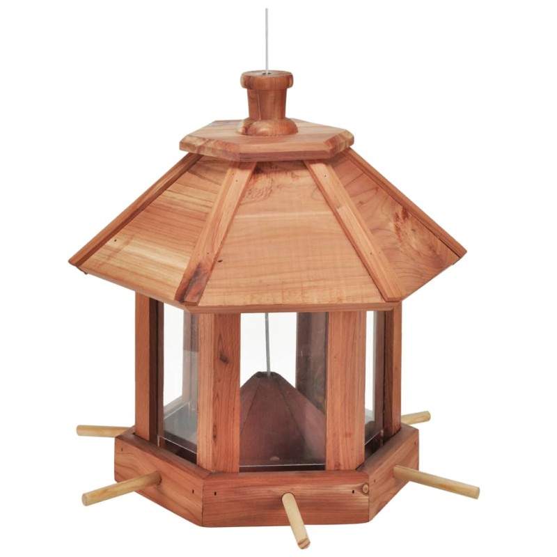 HI Vogelfutterhaus Hängend Braun HI Vogelfutterhaus Hängend Braun