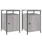 vidaXL Nachttische 2 Stk. Grau Sonoma 40x42x60 cm Holzwerkstoff vidaXL Nachttische 2 Stk. Grau Sonoma 40x42x60 cm Holzwerkstoff