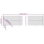 vidaXL Maschendrahtzaun Anthrazit 1,6x25 m vidaXL Maschendrahtzaun Anthrazit 1,6x25 m