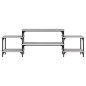 vidaXL TV-Schrank Grau Sonoma 157x35x52 cm Holzwerkstoff vidaXL TV-Schrank Grau Sonoma 157x35x52 cm Holzwerkstoff