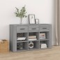 vidaXL Sideboard Grau Sonoma 100x30x59,5 cm Holzwerkstoff vidaXL Sideboard Grau Sonoma 100x30x59,5 cm Holzwerkstoff