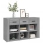 vidaXL Sideboard Grau Sonoma 100x30x59,5 cm Holzwerkstoff vidaXL Sideboard Grau Sonoma 100x30x59,5 cm Holzwerkstoff