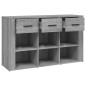 vidaXL Sideboard Grau Sonoma 100x30x59,5 cm Holzwerkstoff vidaXL Sideboard Grau Sonoma 100x30x59,5 cm Holzwerkstoff