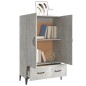vidaXL Highboard Betongrau 70x31x115 cm Holzwerkstoff vidaXL Highboard Betongrau 70x31x115 cm Holzwerkstoff