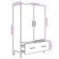 vidaXL Highboard Betongrau 70x31x115 cm Holzwerkstoff vidaXL Highboard Betongrau 70x31x115 cm Holzwerkstoff