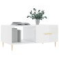 vidaXL Couchtisch Hochglanz-Weiß 90x50x40 cm Holzwerkstoff vidaXL Couchtisch Hochglanz-Weiß 90x50x40 cm Holzwerkstoff