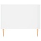 vidaXL Couchtisch Hochglanz-Weiß 90x50x40 cm Holzwerkstoff vidaXL Couchtisch Hochglanz-Weiß 90x50x40 cm Holzwerkstoff