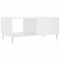 vidaXL Couchtisch Hochglanz-Weiß 90x50x40 cm Holzwerkstoff vidaXL Couchtisch Hochglanz-Weiß 90x50x40 cm Holzwerkstoff