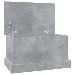 vidaXL Truhe Betongrau 50x30x28 cm Holzwerkstoff