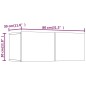 vidaXL TV-Schränke 2 Stk. Braun Eichen-Optik 80x30x30 cm Holzwerkstoff vidaXL TV-Schränke 2 Stk. Braun Eichen-Optik 80x30x30 cm Holzwerkstoff