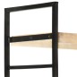 vidaXL Bücherregal 4 Etagen 124x30x180 cm Mango Massivholz vidaXL Bücherregal 4 Etagen 124x30x180 cm Mango Massivholz