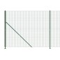 vidaXL Maschendrahtzaun mit Bodenflansch Grün 1,4x25 m vidaXL Maschendrahtzaun mit Bodenflansch Grün 1,4x25 m