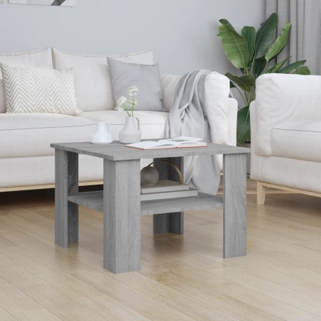 vidaXL Couchtisch Grau Sonoma 60x60x42 cm Holzwerkstoff	
