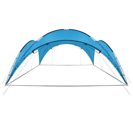 vidaXL Kuppelpavillon 450x450x265 cm Hellblau