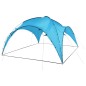vidaXL Kuppelpavillon 450x450x265 cm Hellblau vidaXL Kuppelpavillon 450x450x265 cm Hellblau
