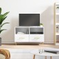 vidaXL TV-Schrank Hochglanz-Weiß 80x36x50 cm Holzwerkstoff vidaXL TV-Schrank Hochglanz-Weiß 80x36x50 cm Holzwerkstoff