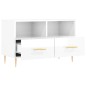 vidaXL TV-Schrank Hochglanz-Weiß 80x36x50 cm Holzwerkstoff vidaXL TV-Schrank Hochglanz-Weiß 80x36x50 cm Holzwerkstoff