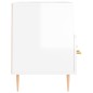 vidaXL TV-Schrank Hochglanz-Weiß 80x36x50 cm Holzwerkstoff vidaXL TV-Schrank Hochglanz-Weiß 80x36x50 cm Holzwerkstoff