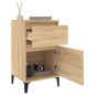 vidaXL Nachttisch Sonoma-Eiche 40x35x70 cm vidaXL Nachttisch Sonoma-Eiche 40x35x70 cm