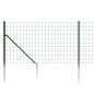 vidaXL Maschendrahtzaun mit Bodenhülsen Grün 0,8x25 m vidaXL Maschendrahtzaun mit Bodenhülsen Grün 0,8x25 m
