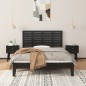 vidaXL Wand-Kopfteil Schwarz 146x3x63 cm Massivholz Kiefer vidaXL Wand-Kopfteil Schwarz 146x3x63 cm Massivholz Kiefer